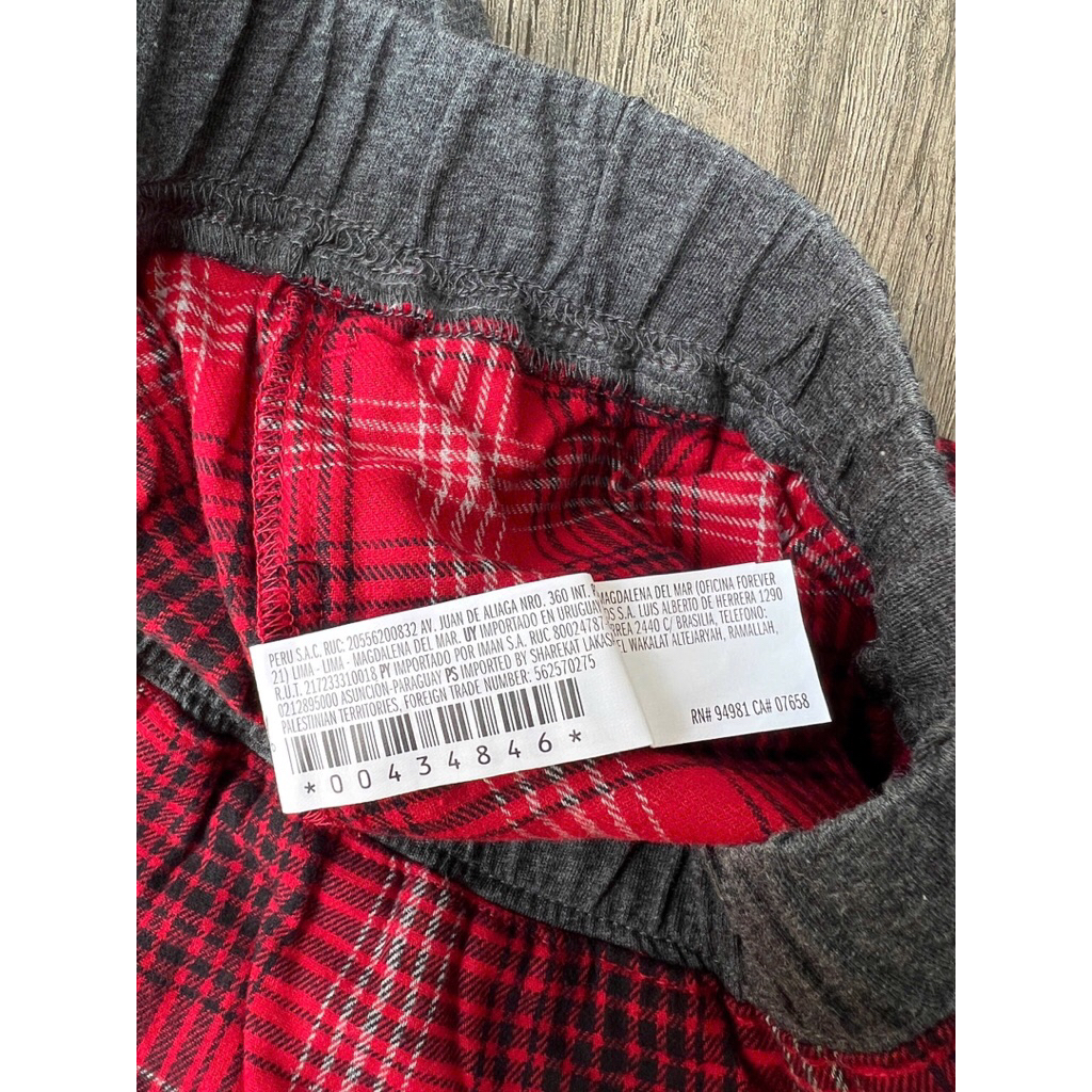 Quần caro unisex