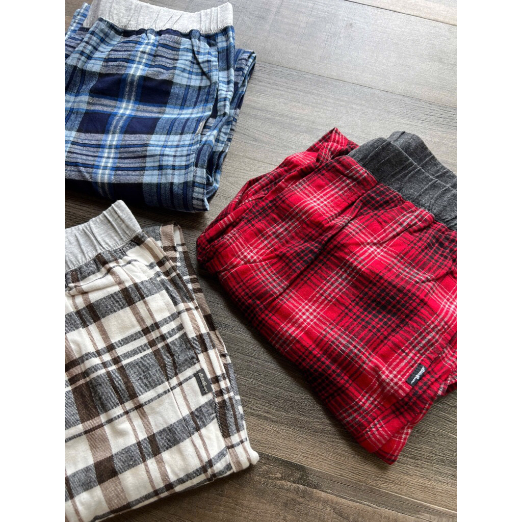 Quần caro unisex
