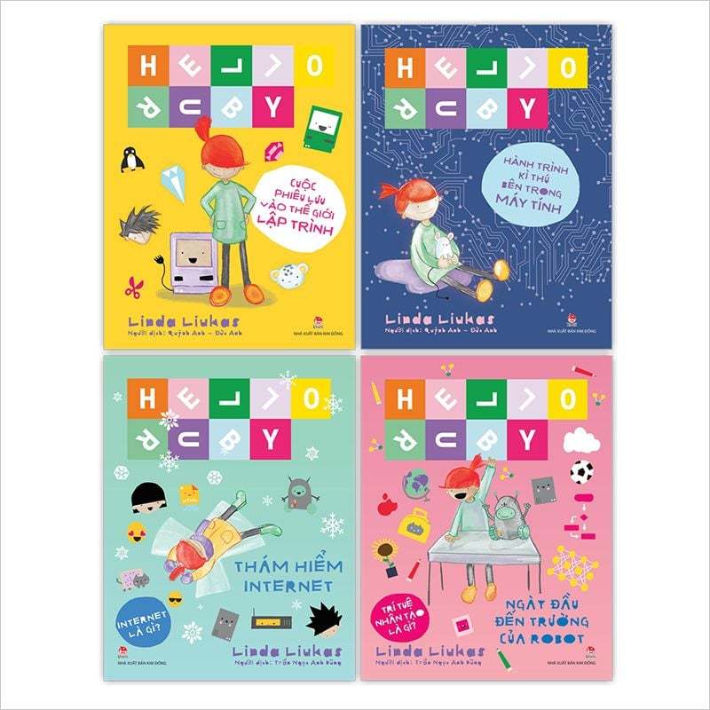Sách - Combo 4 quyển - Hello Ruby | Shopee Việt Nam