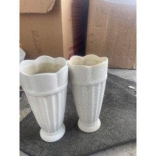 thanh lý cắt mã Lọ hoa gốm sứ men mát dáng ly cúp cao 23cm Bát Tràng siêu rẻ