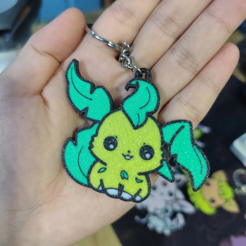 Móc Khóa Pokemon Eevee & Các Dạng Tiến Hóa in 3D Độc Lạ, Quà Tặng Đáng Yêu