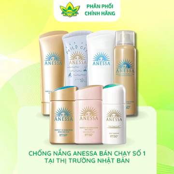 [Hàng Chính Hãng] Kem Chống Nắng Anessa Nhật Bản Nhiều Phân Loại 30/60/90g, Giúp Bảo Vệ Da SPF50+