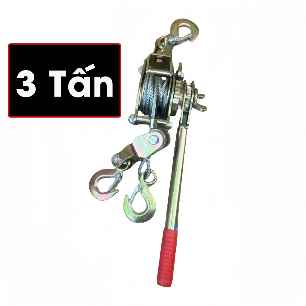 Pa lăng kéo cáp tay chịu lực Siêu bền, kéo khỏe, tay cầm chống trượt hỗ trợ nâng kéo vật nặng an toàn và hiệu quả