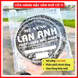 Kẹo Mè Xửng Tròn Lan Anh Mè Đen Gói 100g, Mè Xửng Dẻo, Đặc Sản Huế