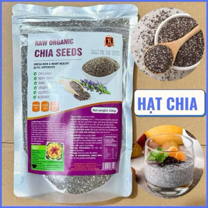 Hạt Chia Úc Organic Chia Seeds 500G – Dinh Dưỡng, Lợi Ích Tuyệt Vời Mác Tím
