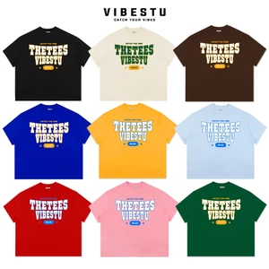 Áo Thun Local Brand VIBESTU " Thetees " Form Big Boxy Unisex 250Gsm Cotton