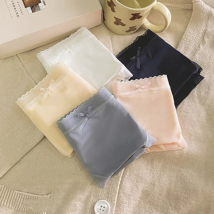 Set 10 Quần lót nữ su lụa cao cấp viền ren gợi cảm, quần lót su mỏng nhẹ thoáng mát_Nabi chip
