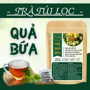 Trà Bứa Giảm Cân - Giảm Cân An Toàn, Đào Thải Độc Tố, Thải Mỡ - Quả Bứa, Lá Sen, Trà Xanh, Cần Tây, Gạo Lứt - 50 Lọc