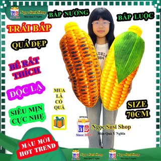 Gối Ôm Thú Bông Hình Trái Bắp Quả Ngô 3D Mềm Mịn Siêu Nhẹ Như Thật - Thú Bông Đồ Chơi Doll ToyCho Bé