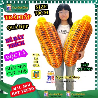 Gối Ôm Thú Bông Hình Trái Bắp Quả Ngô 3D Mềm Mịn Siêu Nhẹ Như Thật - Thú Bông Đồ Chơi Doll ToyCho Bé