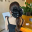 Kẹp nơ Ngọc phong cách HQ vải lụa cực đẹp