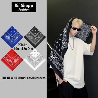 Khăn bandana Khăn hiphop đa năng cotton size 70x70cm - Bii Shopp Fashion.