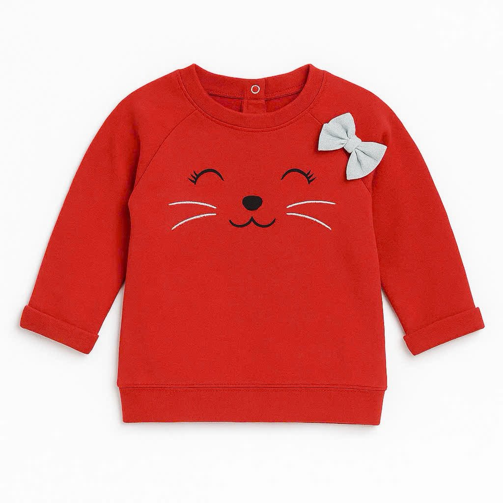 Áo Bé Gái Cotton Thu Đông Xuất Dư Cao Cấp Cho Bé 6-18 Tháng C6352 L002 L092