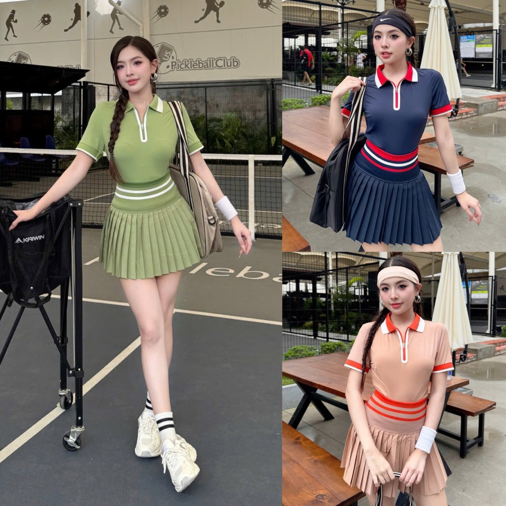 Set Bộ Đồ Thể Thao Pickleball Nữ Cao Cấp