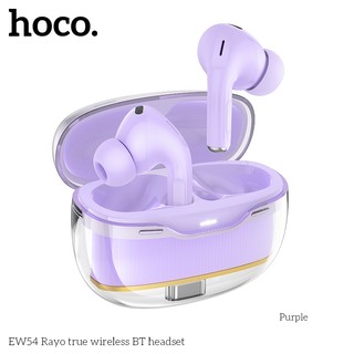 Tai Nghe Bluetooth TWS Hoco EW52 V5.3, Pin 4H, Case thiết kế trong suốt