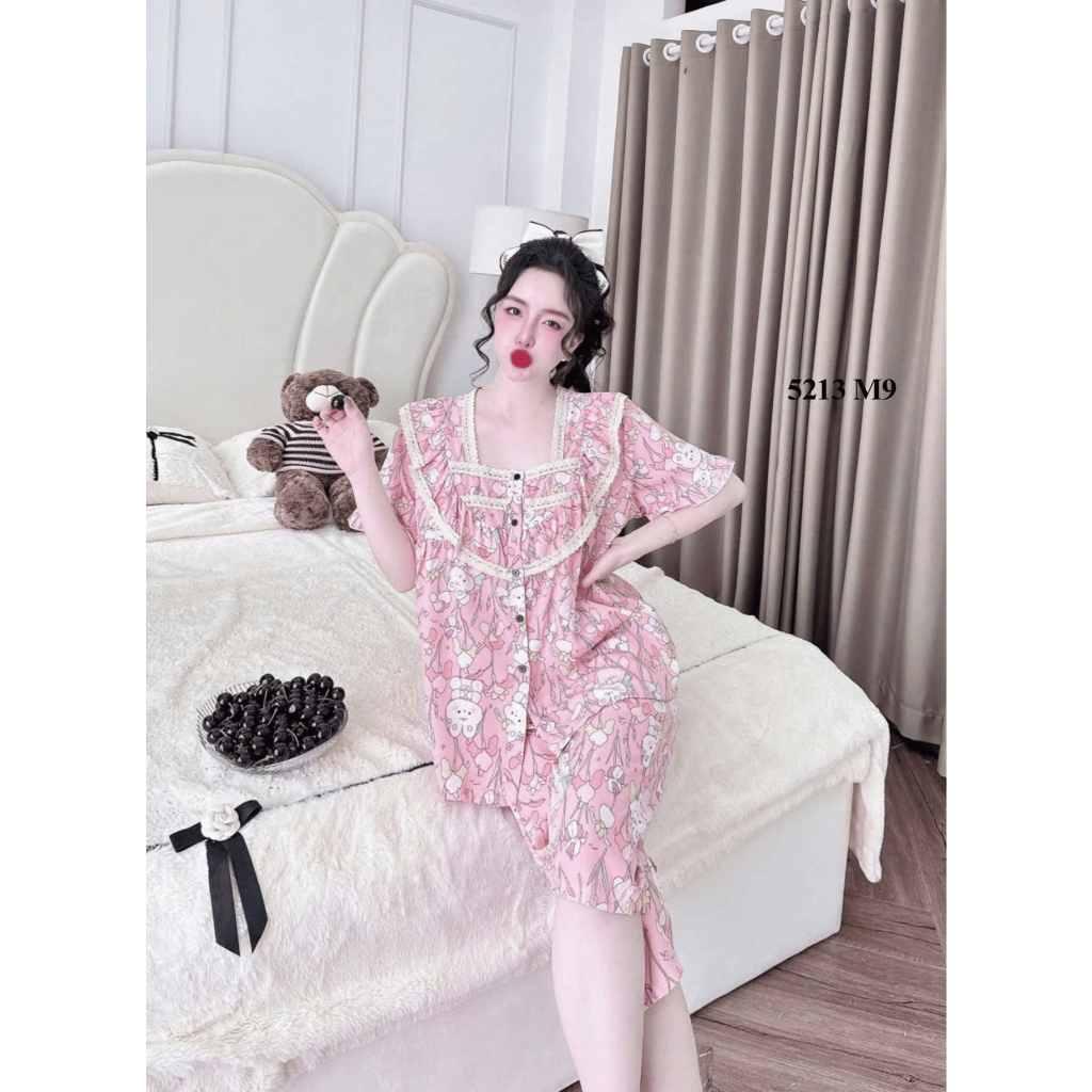 Đồ Bộ - Đồ Ngủ Lửng Pijama Bigsize 50-100kg Vải Lửng Lụa Nhật Phối