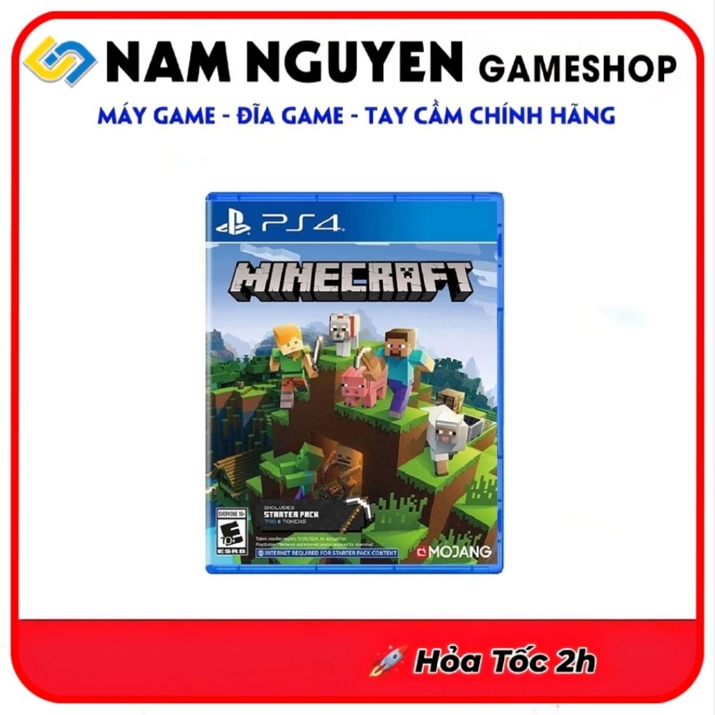 Đĩa Game PS4 | Minecraft (1-4 Players) | Shopee Việt Nam