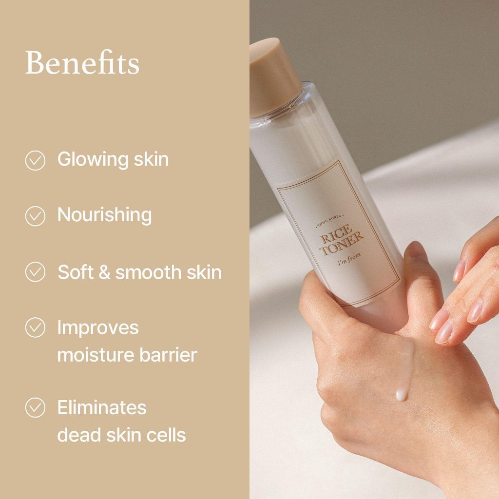 Nước Hoa Hồng Chiết Xuất Gạo Dưỡng Sáng Da I'm from Rice Toner 150ml/Brightening Hydrating Toner
