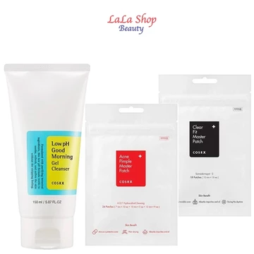Miếng Dán Mụn Cosrx Acne Pimple Master Patch Sữa rửa mặt COSRX Low pH Good Morning Gel Cleanser 150ml