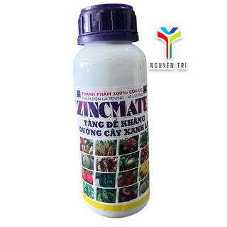 ZINCMATE 0.5L – Cung Cấp Kẽm & Lưu Huỳnh Giúp Tăng Enzyme, Diệp Lục, Đạm Cây Trồng