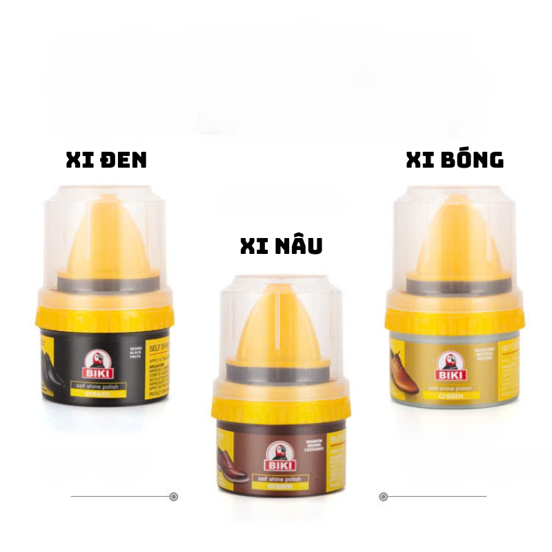 Xi Đánh Giày 3 Màu Đen, Nâu, Xi Bóng - Chống Bám Bụi, Dưỡng Da Bền Đẹp
