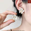 Bông tai bạc nữ cao cấp phong cách Hàn Quốc hiện đại sang chảnh dành cho nữ ChicEar Jewelry Collection