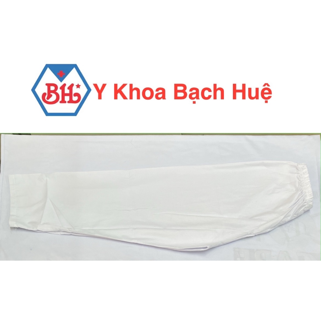 Quần lưng thun Blouse trắng Bác Sĩ, Y Tá, Dược Sĩ, Điều Dưỡng, Nam Nữ