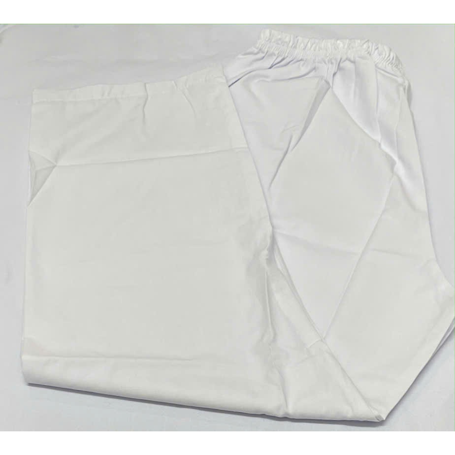 Quần lưng thun Blouse trắng Bác Sĩ, Y Tá, Dược Sĩ, Điều Dưỡng, Nam Nữ