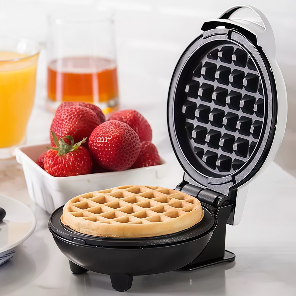 Máy Nướng Bánh bồi thường nếu hư hỏng, Máy Làm Bánh Quế Bánh Tổ Ong Waffle Màu Trắng