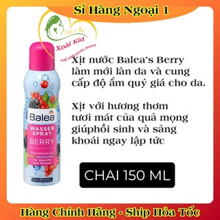 Xịt Khoáng Dưỡng Ẩm Balea, Tăng Cường Độ Ẩm Tự Nhiên Cho Da Giúp Sáng Bóng Căng Tràn- Hàng Đức