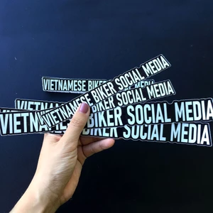 Tem Vietnamese Biker Social Media. Decal cao cấp chống nước, không bay màu