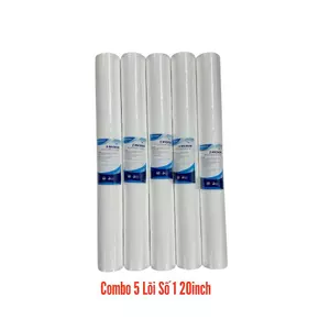 Combo 5 lõi lọc số 1 PP 20inch, Lõi lọc đầu nguồn dùng cho cốc lọc 20 inch