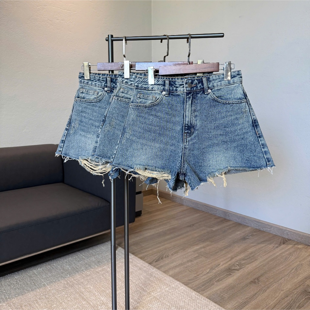 [MIDDUA] - SJ023 Short jean rách lai