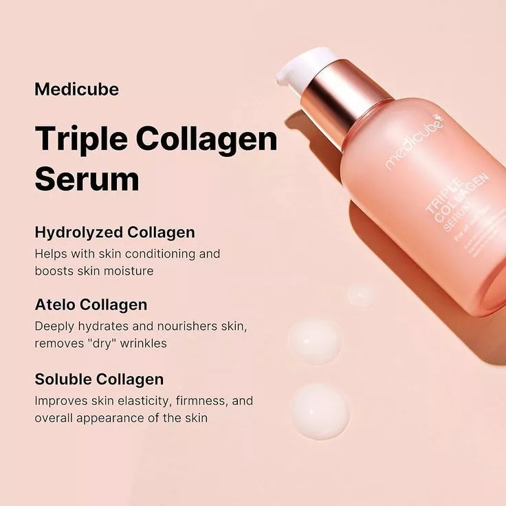 Tinh Chất Chống Lão Hóa Medicube 55ml/TRIPLE COLLAGEN SERUM 4.0/Dưỡng Ẩm/Căng Bóng Da