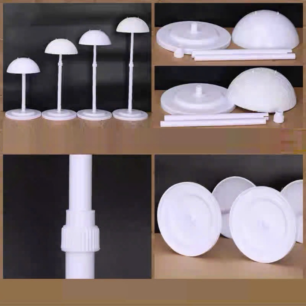KỆ TREO TÓC GIẢ BẰNG NHỰA CỨNG CHẮC CHẮN/ GIÁ ĐỘI BẢO QUẢN TÓC GIẢ CÓ THỂ ĐIỀU CHỈNH CHIỀU CAO
