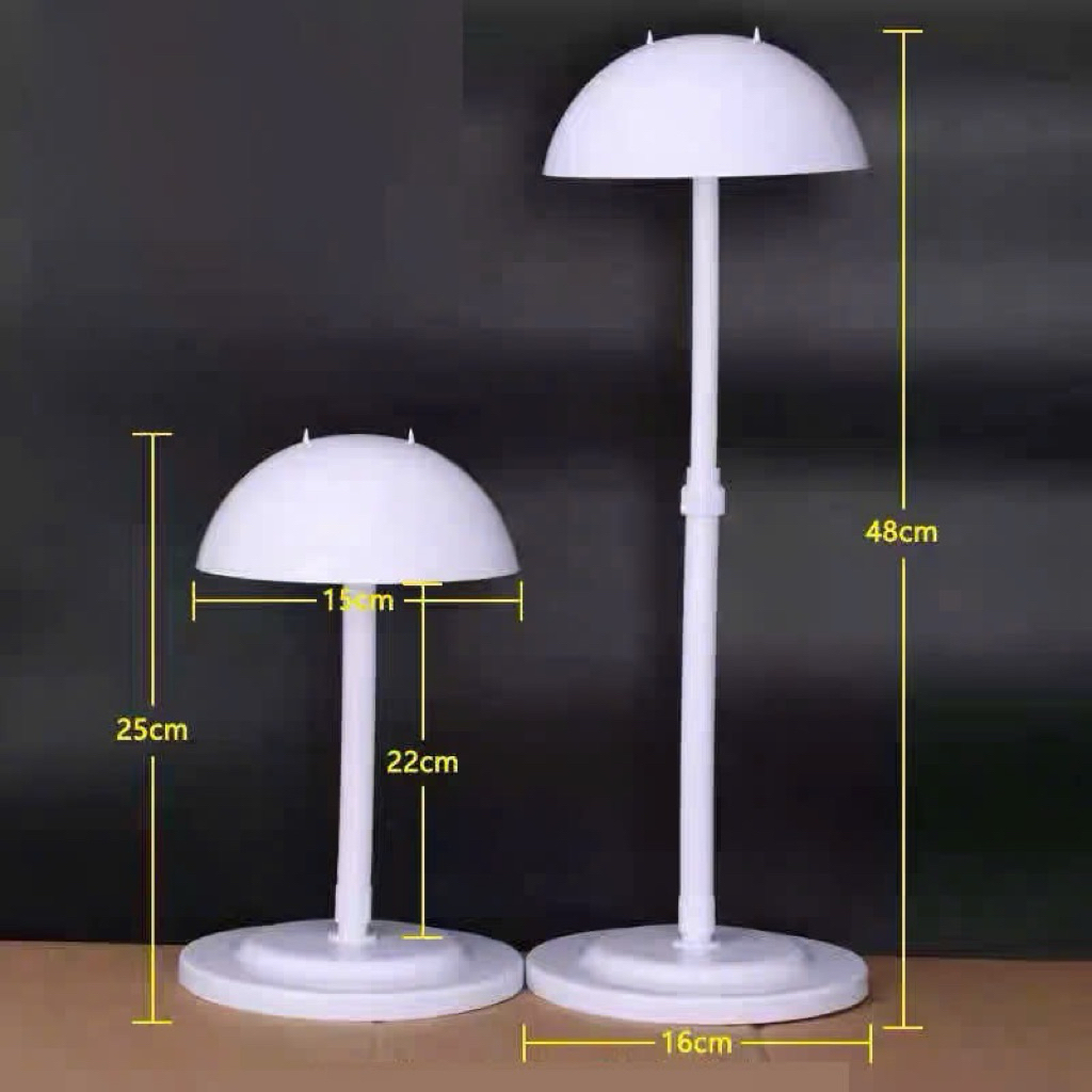 KỆ TREO TÓC GIẢ BẰNG NHỰA CỨNG CHẮC CHẮN/ GIÁ ĐỘI BẢO QUẢN TÓC GIẢ CÓ THỂ ĐIỀU CHỈNH CHIỀU CAO