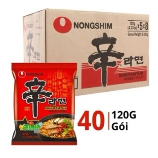 [ LỐC 5 GÓI] MÌ SHIN CAY RAMYUN HÀN QUỐC NỘI ĐỊA - GÓI 120GR