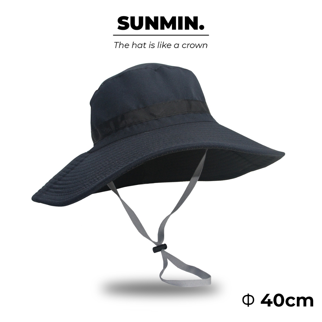 Nón Tai Bèo Vành Rộng Chống Nắng Nam Nữ Có Dây Rút Mũ Bucket Làm Vườn Giá Rẻ | SUNMIN-NNL021