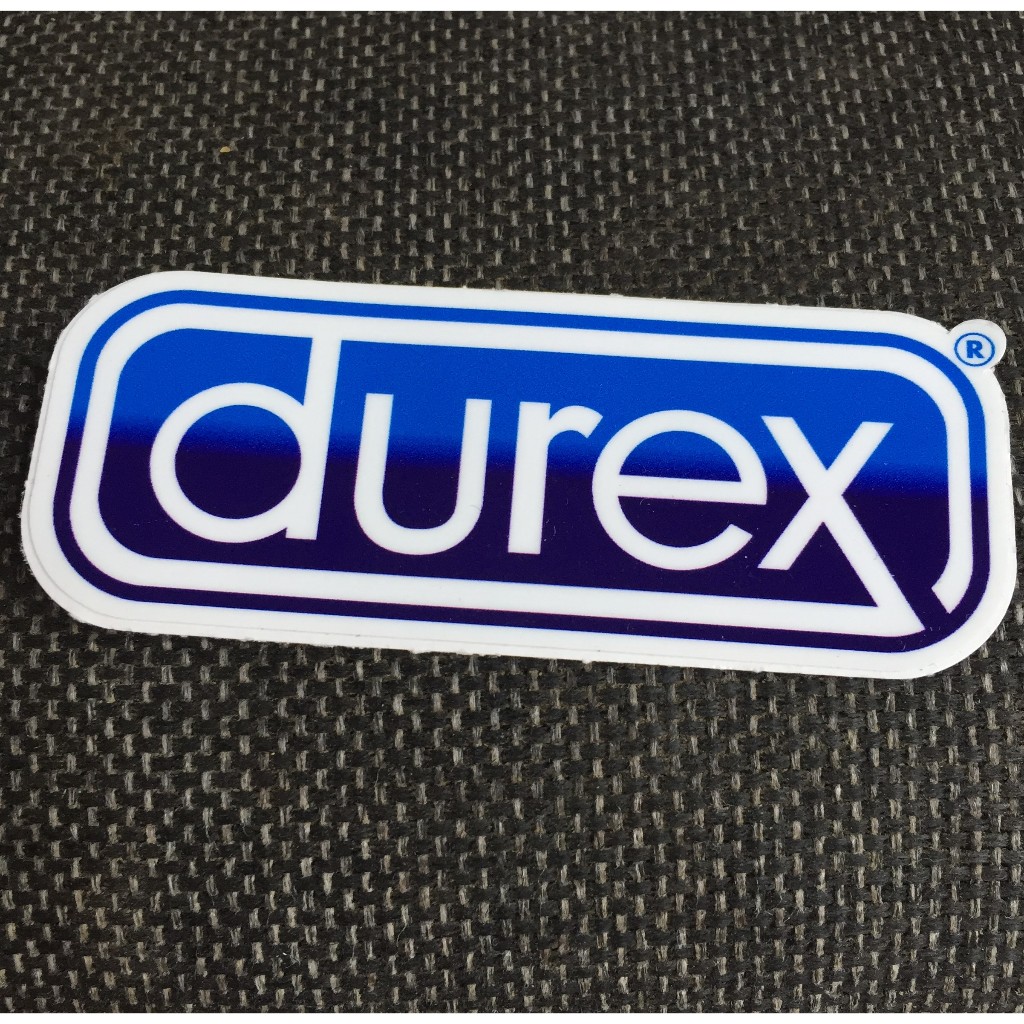 DU REX[9.6x3.9cm] decal cao cấp chống nước, sắc nét, bền màu, dính chặt. Hình dán logo trang trí mọi nơi