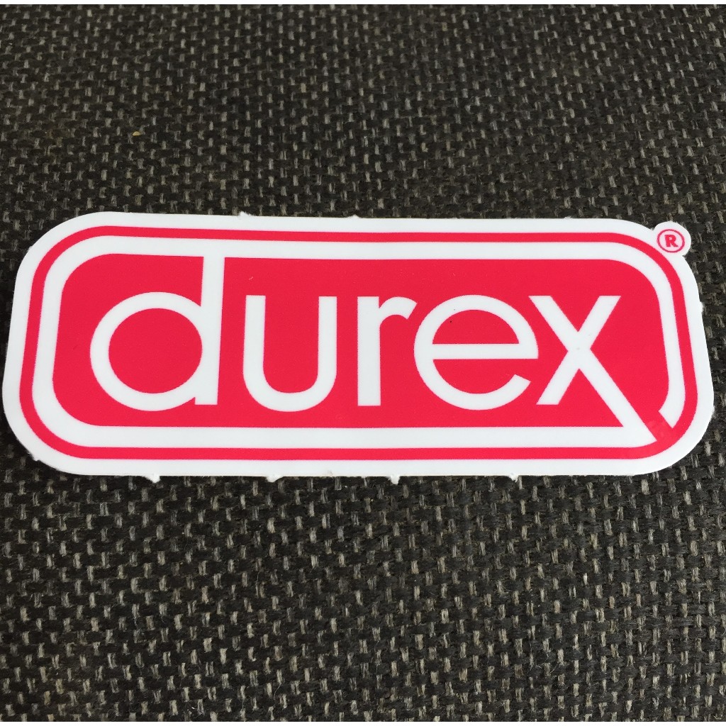 DU REX[9.6x3.9cm] decal cao cấp chống nước, sắc nét, bền màu, dính chặt. Hình dán logo trang trí mọi nơi
