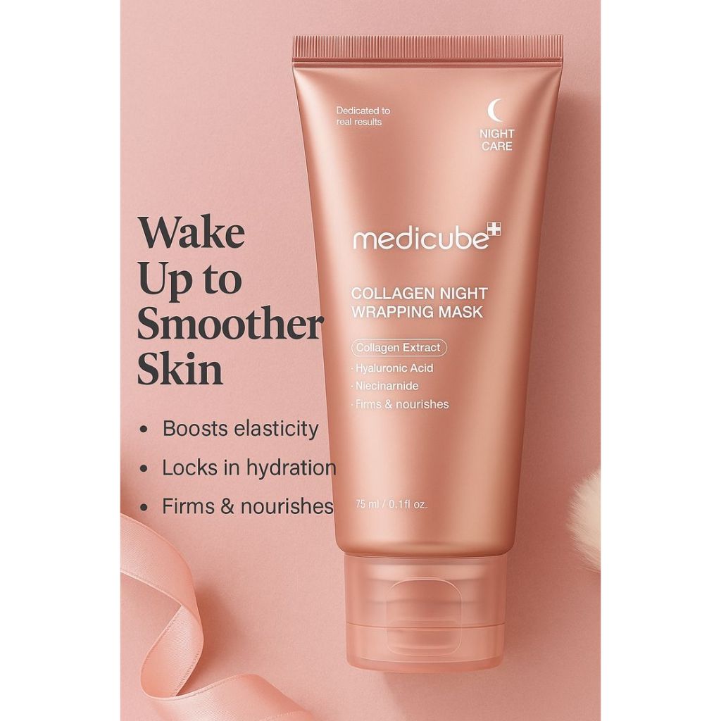 Mặt Nạ Ngủ Dạng Lột Medicube 75ml/Collagen Night Wrapping Peel Off Facial Mask