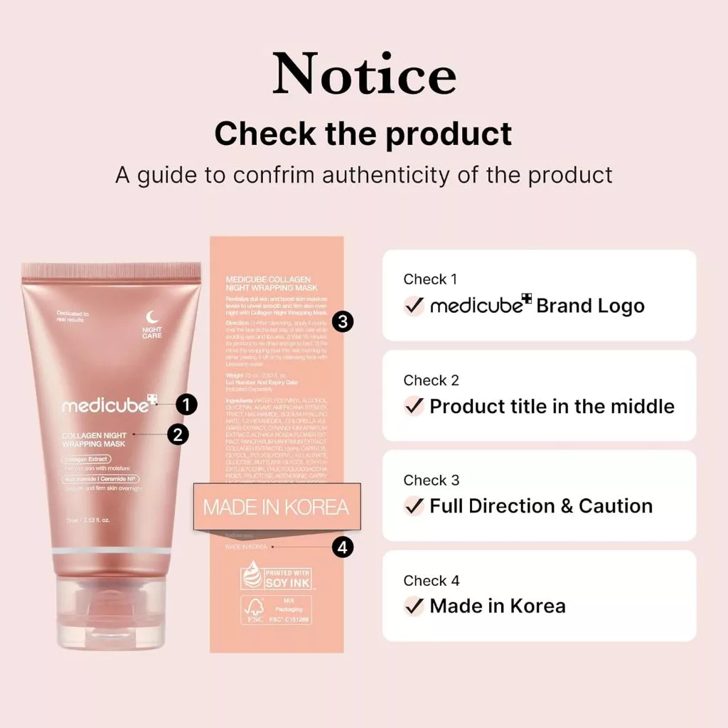 Mặt Nạ Ngủ Dạng Lột Medicube 75ml/Collagen Night Wrapping Peel Off Facial Mask