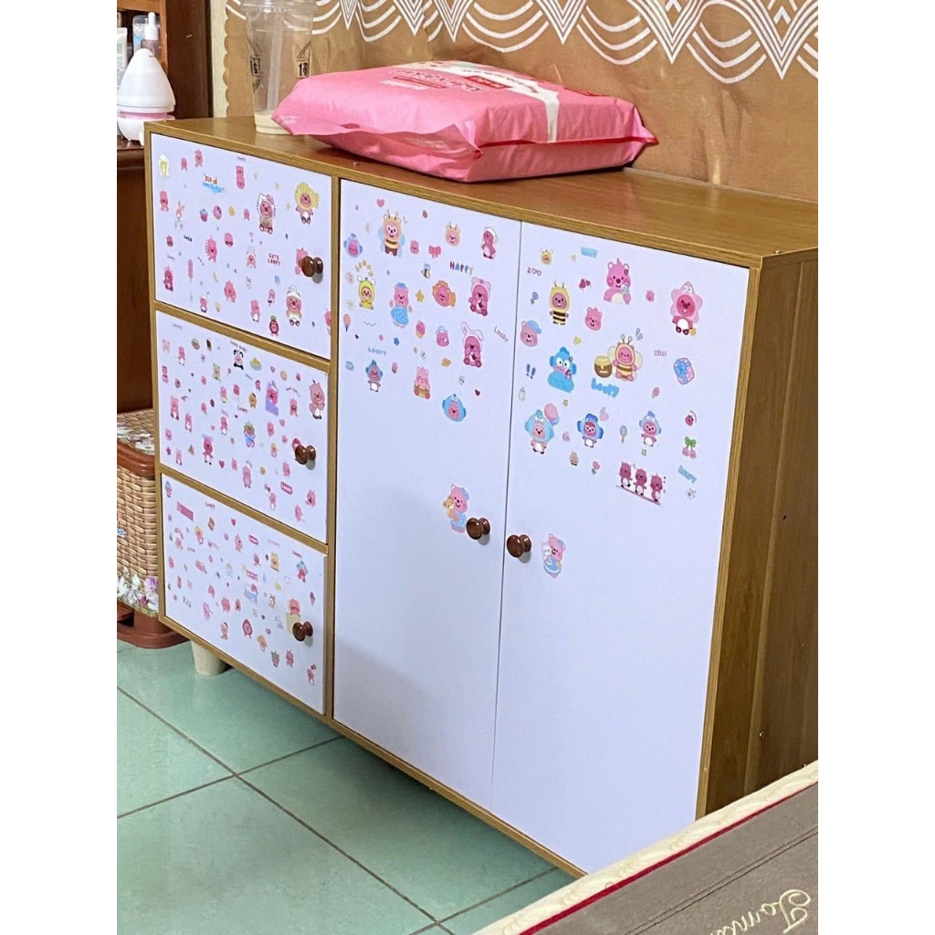 Tủ giày 5 cánh đa năng Xưởng Mộc Decor, tủ đề đồ ,kệ giày dép nhiều ngăn chất liệu gỗ MDF bền đẹp
