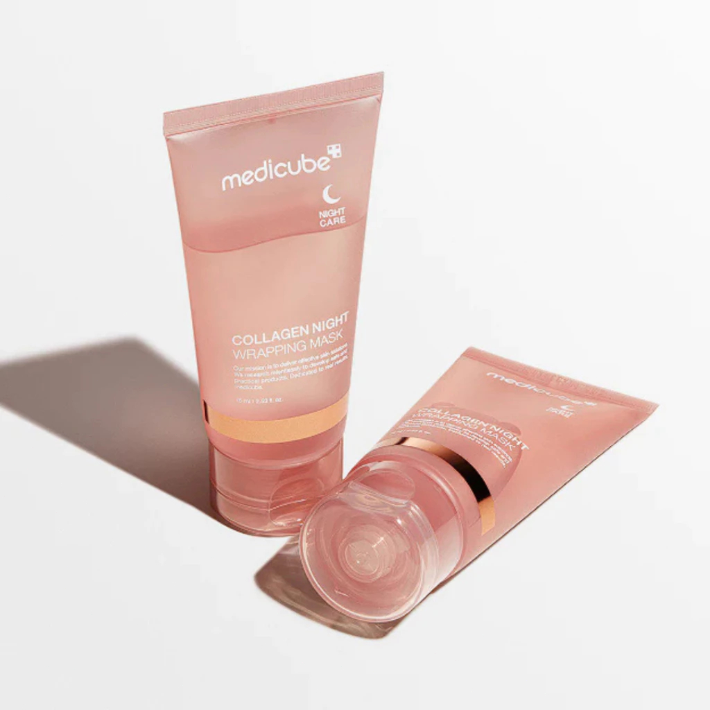 Mặt nạ gói ban đêm Medicube 75ml/Peel-Off Face Mask for Glass Skin/Collagen Night Wrapping Mask