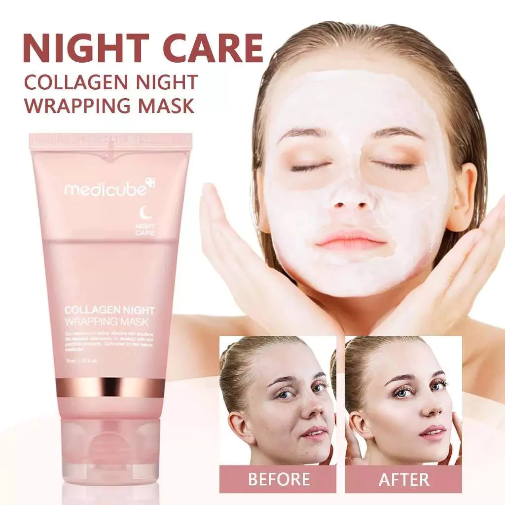 Mặt nạ gói ban đêm Medicube 75ml/Peel-Off Face Mask for Glass Skin/Collagen Night Wrapping Mask