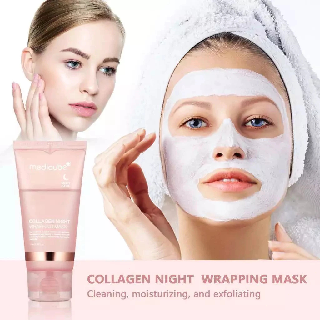 Mặt nạ gói ban đêm Medicube 75ml/Peel-Off Face Mask for Glass Skin/Collagen Night Wrapping Mask