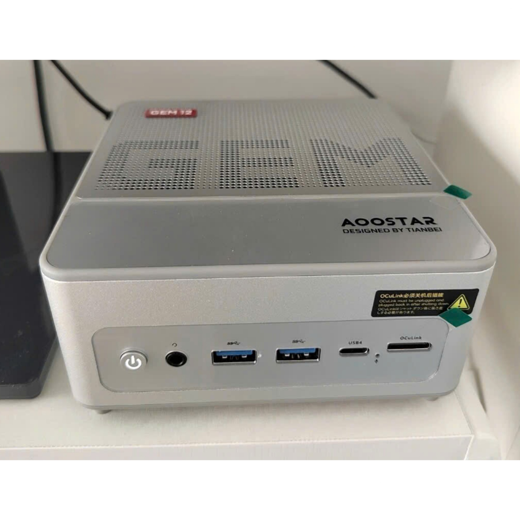 Mini PC AOOSTAR GEM12 MAX | Ryzen 9 6900HX | DDR5 | 2x NVMe | USB4