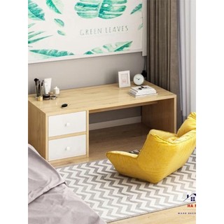Bàn Trang Điểm Ngồi Bệt EcoWood, Bàn Làm Việc Ngồi Bệt 2 Ngăn Kéo, Chất Liệu Gỗ MDF Cao Cấp
