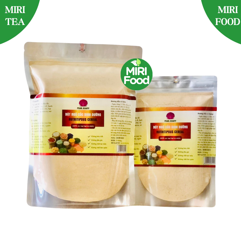Túi 1kg bột ngũ cốc dinh dưỡng hỗ trợ tăng cân giảm cân lợi sữa 14 loại hạt dinh dưỡng có chứng nhận An Toàn Thực Phẩm
