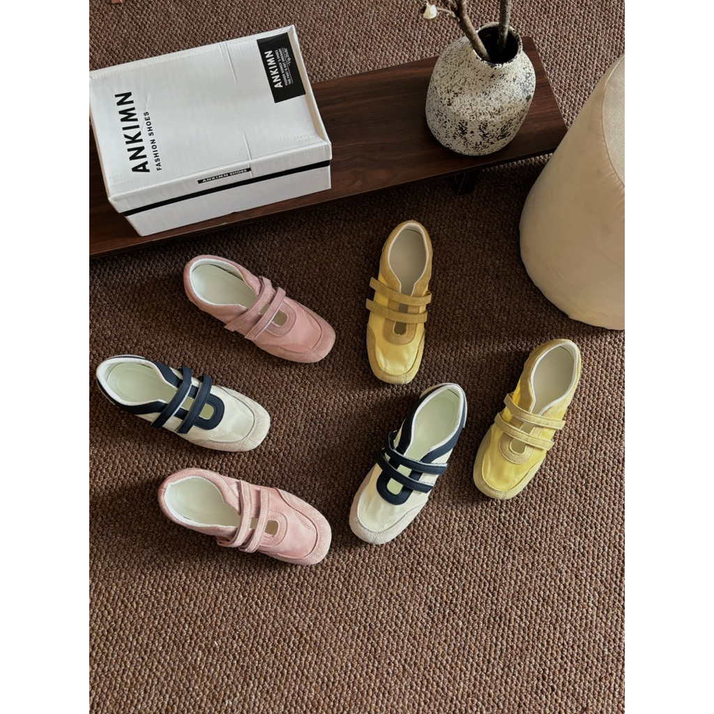 Giày Sneaker Nữ Marry Jane Quai Dán Phong Cách Hàn Quốc Mùa Hè 2025 Hàng QCCC - díel sóle